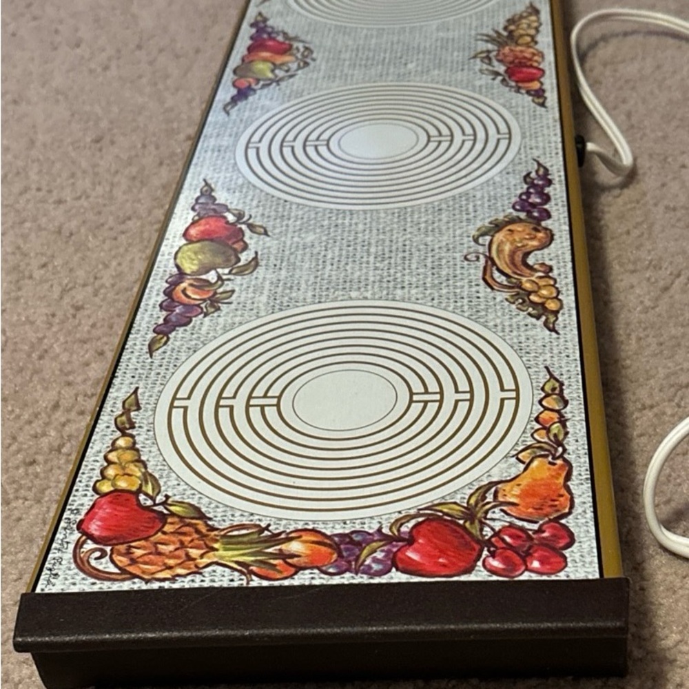 Vintage Warm-O-Tray Party Hostess Hot Plate Food Warming Fruit/Vegetable Working